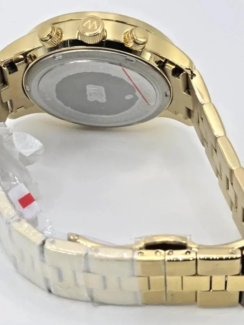 JBW Alessandra JB-6217-E Gold Tone Diamond Chronograph Womens Watch 38mm